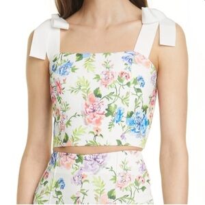 Alice + Olivia Nike Floral Crop Top